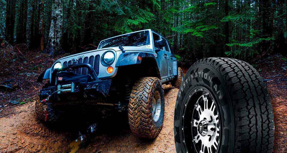 Llantas Destination Firestone para tu camioneta